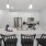 a kitchen with a table and chairs