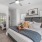 a bedroom with a large bed